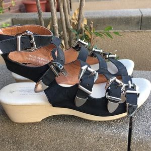 Free People Jeffrey Campbell buckle sandals